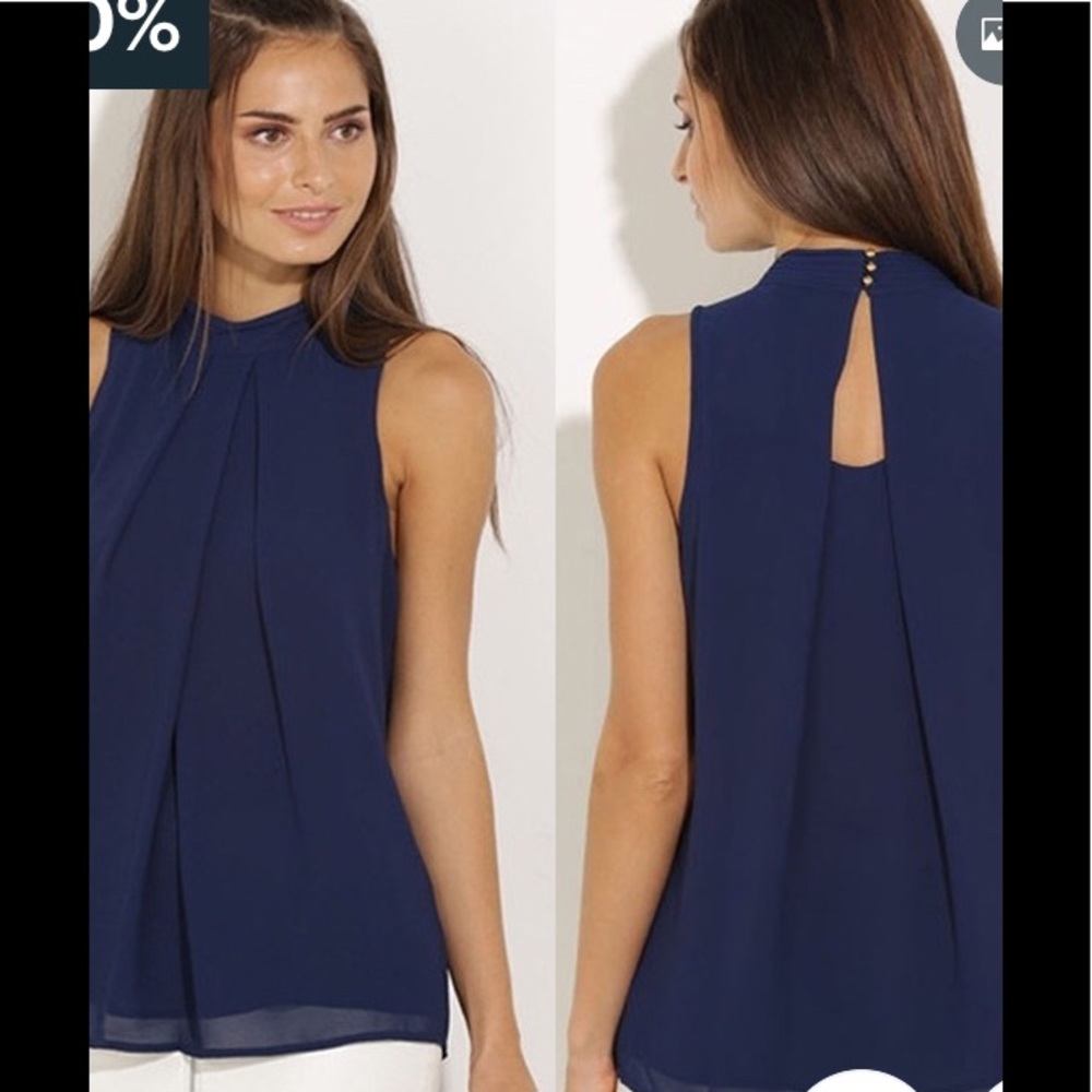 Unbranded Sleeves  TOP Size M Color Blue